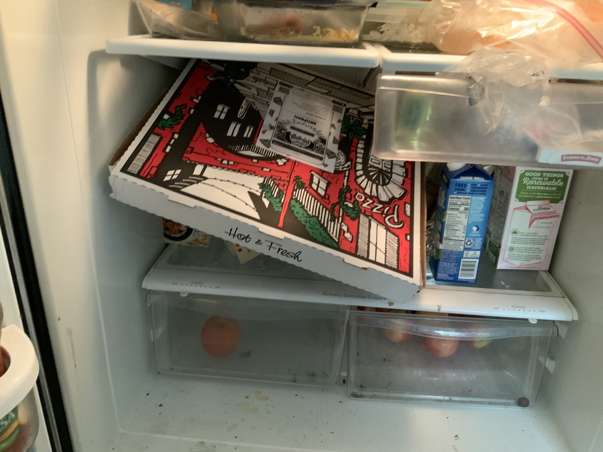 Laurie Kilmartin on Twitter "“Honey, put the pizza in the fridge