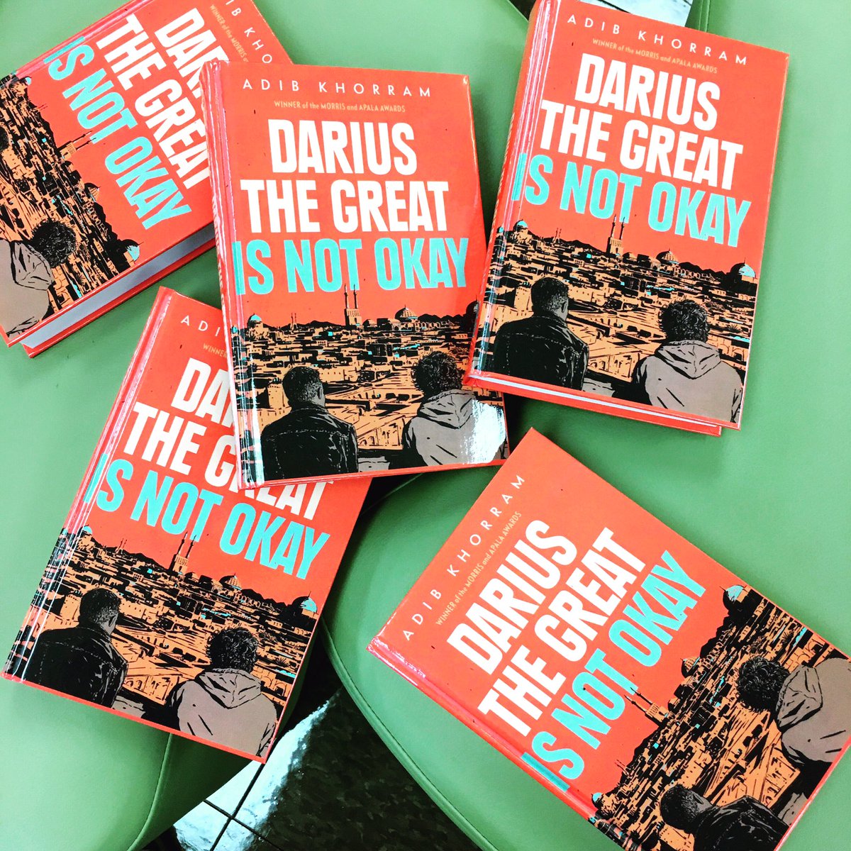 LibraryNTA's tweet image. Friday reading: #DariusTheGreatIsNotOkay #LGBTQReads 🏳️‍🌈#MentalHealthReads #IranianAmericanFiction