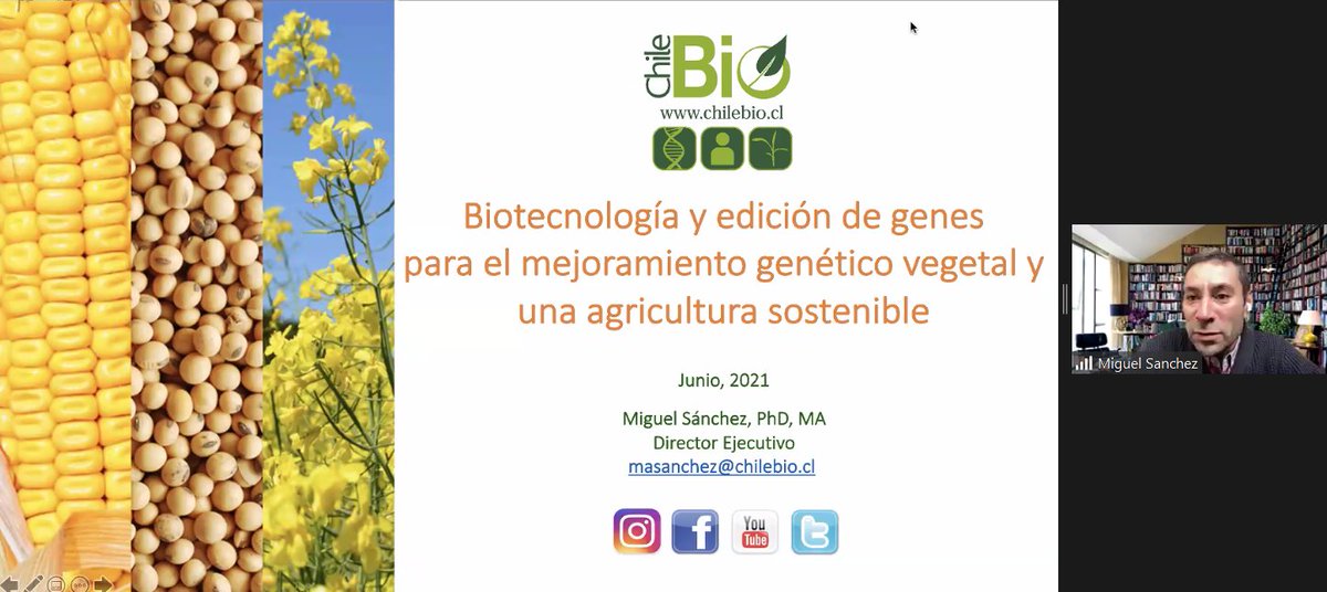 BiotecBolivia's tweet photo. Agradecemos a Miguel A. Sánchez que nos comparte sobre #EdiciónGenética para producir de manera más sostenible.
#BoliviaInnova #BiotechEnBolivia https://t.co/oOfobS5nVC