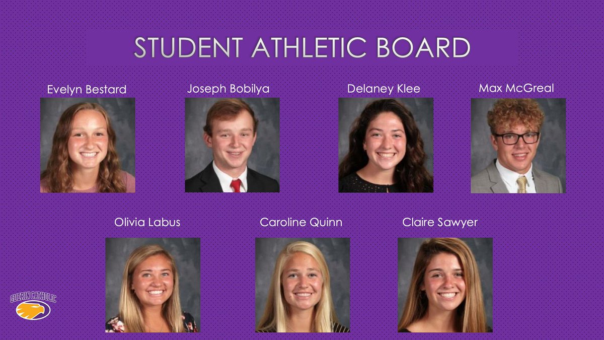 Guerin Catholic Athletics (@gchs_athletics) on Twitter photo With the 20-21 athletic season coming to an end, join us in thanking this phenomenal crew for their work on the Student Athletic Board! <a href="/Guerinhoops/">GuerinCatholicBball</a> <a href="/GCGoldenEagleFB/">Guerin Catholic Football</a> <a href="/GCHSGirlSoccer/">Guerin Catholic Girls Soccer</a> <a href="/GC_Track/">GC Track & Field</a> <a href="/GC_CrossCountry/">Guerin Catholic Cross Country</a> <a href="/GuerinSoftball/">Guerin Catholic Softball</a> <a href="/GuerinTennis/">Guerin Catholic Girls Tennis</a> <a href="/GoldenEaglesGBB/">Guerin Catholic GBB</a> <a href="/GCHSBoysLax/">GCHSBoysLax</a> With the 20-21 athletic season coming to an end, join us in thanking this phenomenal crew for their work on the Student Athletic Board! <a href="/Guerinhoops/">GuerinCatholicBball</a> <a href="/GCGoldenEagleFB/">Guerin Catholic Football</a> <a href="/GCHSGirlSoccer/">Guerin Catholic Girls Soccer</a> <a href="/GC_Track/">GC Track & Field</a> <a href="/GC_CrossCountry/">Guerin Catholic Cross Country</a> <a href="/GuerinSoftball/">Guerin Catholic Softball</a> <a href="/GuerinTennis/">Guerin Catholic Girls Tennis</a> <a href="/GoldenEaglesGBB/">Guerin Catholic GBB</a> <a href="/GCHSBoysLax/">GCHSBoysLax</a>
