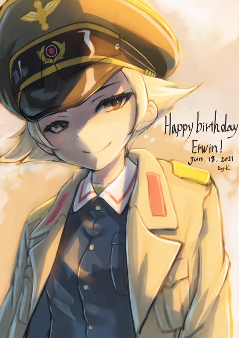 #エルヴィン生誕祭2021 #エルヴィン生誕祭 #garupan #ガルパン
遅くなっちゃったけど、
おめでとう!エルヴィン! 