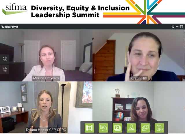 TashElwynRJ's tweet photo. Our head of Advisor Inclusion Networks @ReneeBakerRJ recently represented @RaymondJames at the @SIFMA Diversity, Equity & Inclusion Leadership Summit to discuss the positive impact a diversity strategy can have on corporate culture and business success. #RJInclusion https://t.co/qYSJYyhObZ