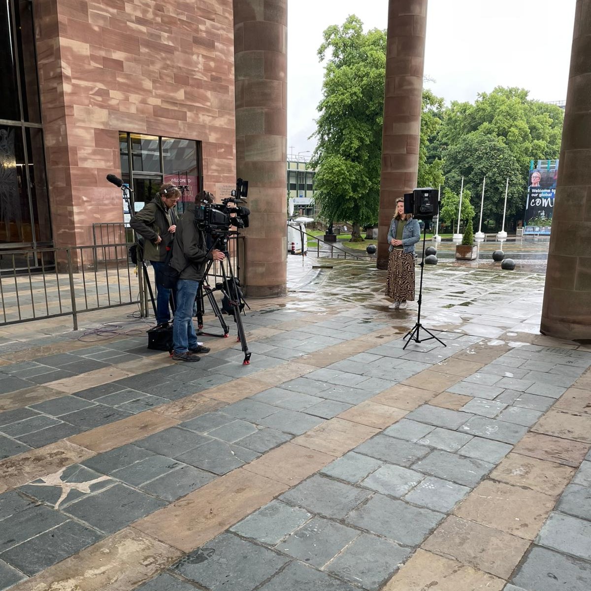 covcampus's tweet photo. Tune in to @BBCNews today as they broadcast live from the beautiful @CovCathedral #IAmCoventry @vicderbyshire https://t.co/dtDGU0UMHQ
