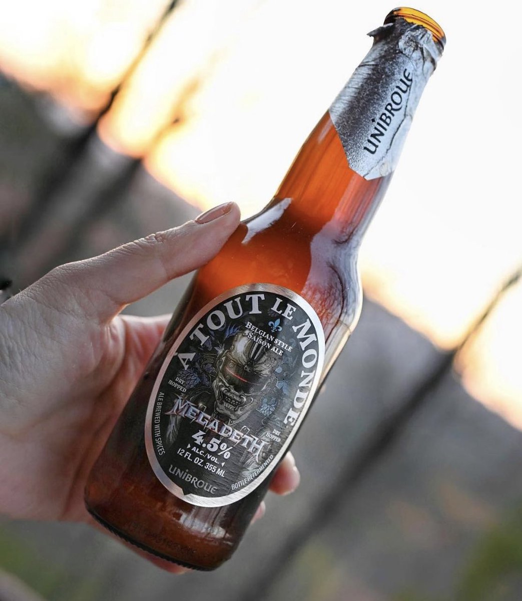 Megadeth Beer (@megadethbeer) on Twitter photo If your dad has good taste in music, he’ll want a great tasting beer... #Megadeth beer!—NOW #AToutLeMonde is 20% off with free shipping! Ends Sunday 6/20, 11:59 PT.
No code needed. Discount applied at checkout. Get it now👉 bit.ly/ATLM-Sale
Photo credt: <a href="/beerswithmandy/">beerswithmandy</a>🤘 If your dad has good taste in music, he’ll want a great tasting beer... #Megadeth beer!—NOW #AToutLeMonde is 20% off with free shipping! Ends Sunday 6/20, 11:59 PT.
No code needed. Discount applied at checkout. Get it now👉 bit.ly/ATLM-Sale
Photo credt: <a href="/beerswithmandy/">beerswithmandy</a>🤘