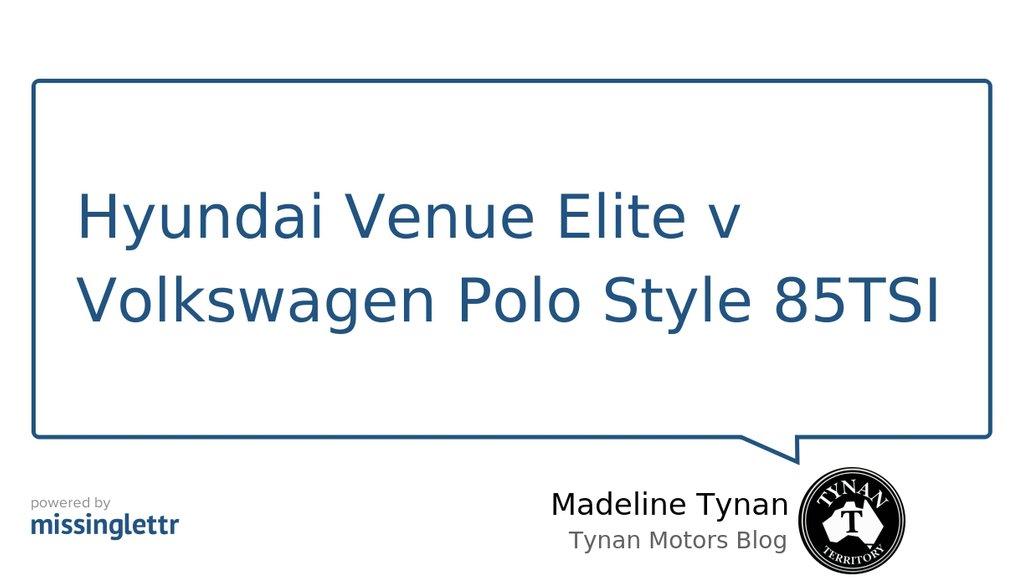 Hyundai Venue Elite v Volkswagen Polo Style 85TSI: lttr.ai/iDP6

#16NaturallyAspiratedengine #16PetrolEngine #Bestfamilycar #CollisionAvoidanceSystem #Alloy #GeneralNews #Hyundai