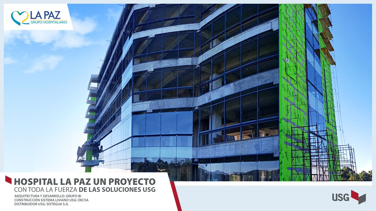 USGLatam's tweet photo. Construir un hospital es una tarea compleja, por todas las medidas de seguridad e higiene que requieren. Para ello, tuvimos que hacer una selección adecuada de cada una de nuestras soluciones. Lee la nota y conoce cómo lo hicimos: https://t.co/P8Yq0wOtdd #USGBuildIT https://t.co/SXBYBymV5s