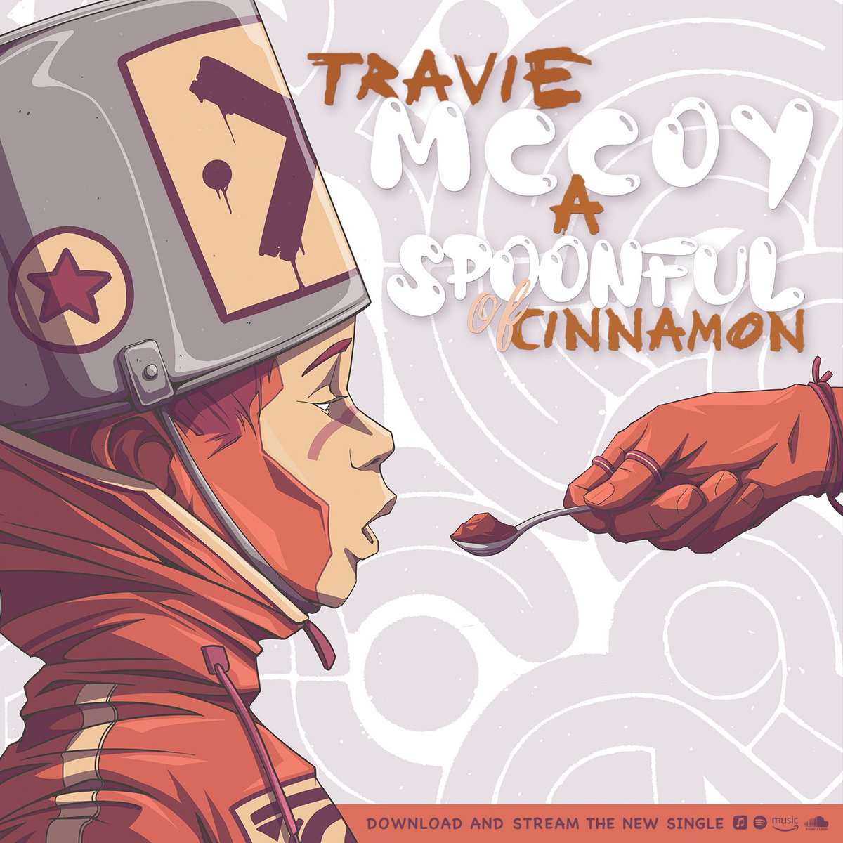 TravieMcCoy's tweet photo. “A Spoonful of Cinnamon” is streaming everywhere now! https://t.co/mpJ72OA7te https://t.co/lWe97p73NZ
