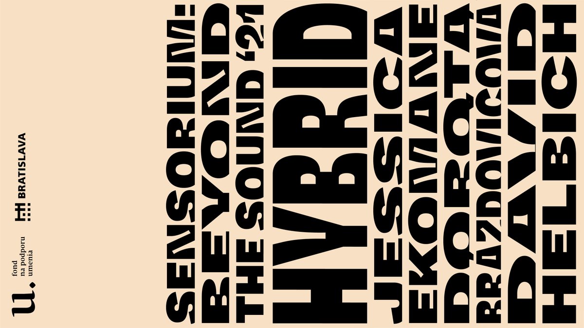 🖖  We are more than happy that this year's Sensorium: Beyond The Sound 2021 ~ Hybrid w/ JESSICA EKOMANE / DAVID HELBICH / DOROTA BRÁZDOVIČOVÁ is finally becoming a reality.  
🌐 Join us for mostly off-screen sonic healing. 
facebook.com/events/3243647…