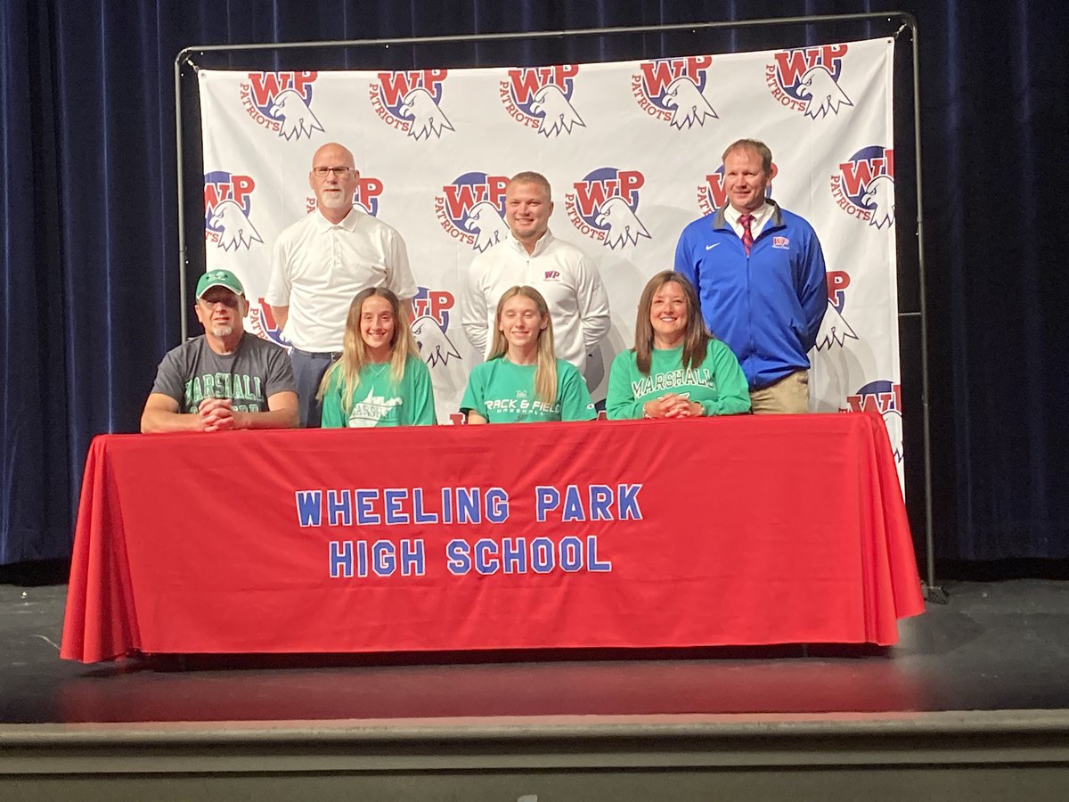Lutzenburg10's tweet photo. Wheeling Park’s Marlee Porter signs with Marshall to run track. #wvpreptrack https://t.co/f0bMhJOgJ1