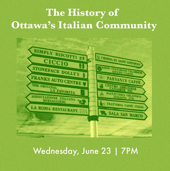 Our next Beyond Bytown virtual talk, "The History of Ottawa's Italian Community" is happening tonight!

Get your last minute tickets ➡️ bit.ly/2SS2IMZ

Stay tuned for details on our next talk in the series and be sure to mark your calendars for July 28th. 📅