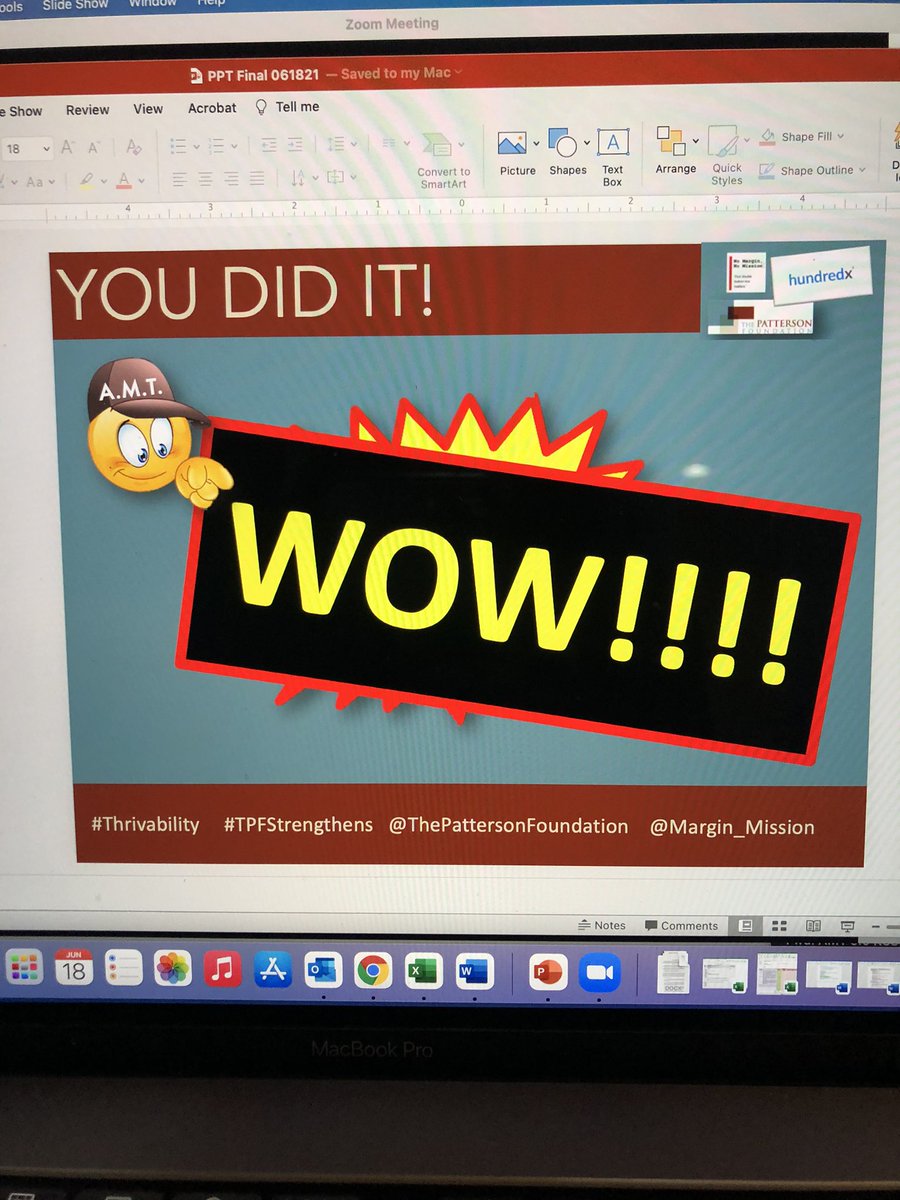 JoEisenberg's tweet image. Feeling inspired this morning by hearing so many creative ideas about how to raise unrestricted funds!  @ThePattersonFdn and @margin_mission Knowledge Sharing Session! #thrivability