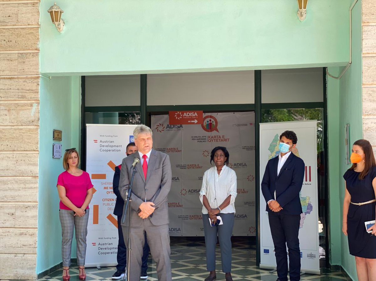 ADISA_Al's tweet image. 📍ADISA Tepelene
The collocated office ADISA-Tepelena Municipality was inaugurated today and is ready to serve citizens. 
➡️ This project was a collaboration between ADISA, Tepelena Municipality, @ADCinAlbania @UNDPAlbania with the asistance of CSDA project