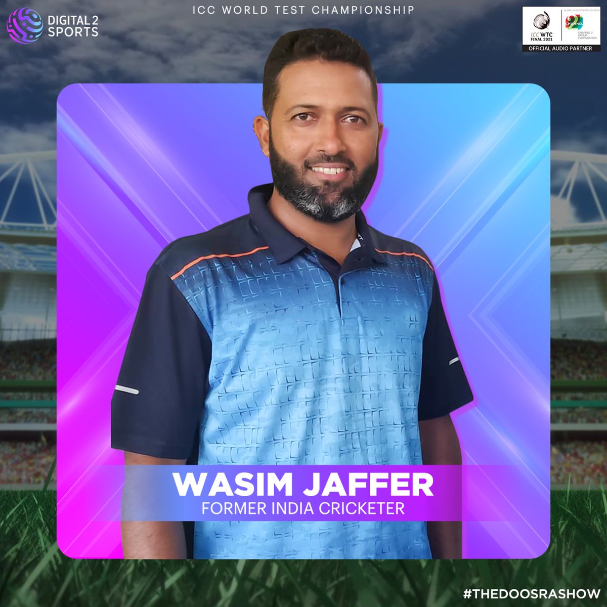 Digital2Sports's tweet photo. Meet our expert panel who will be giving us all the updates from day 1 of the #WorldTestChampionship on #TheDoosraShow
@chetannarula @WasimJaffer14 @chand2579 @pankajathawale

#IndiavsNewZealand #testworldcup #testmatch #viratkohli #cricketfever #worldcup #cricketworldcup https://t.co/qgT0gkXNIo