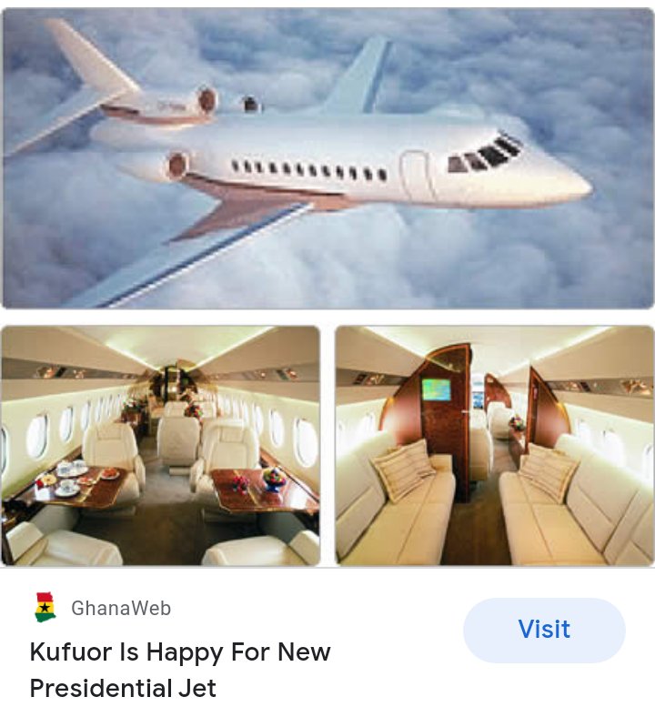 MPKwarteng_'s tweet photo. Ghana's Falcon 900 EX touched the shores of Ghana in Sept 2010. The falcon can fly from Ghana to Asia and Americas contrary to the claim of the minister.
Besides, the falcon is more spacious, comfortable and airworthy. 
Sky bath shld not be a reason for exorbitant expenditure. https://t.co/dFGINioqNU