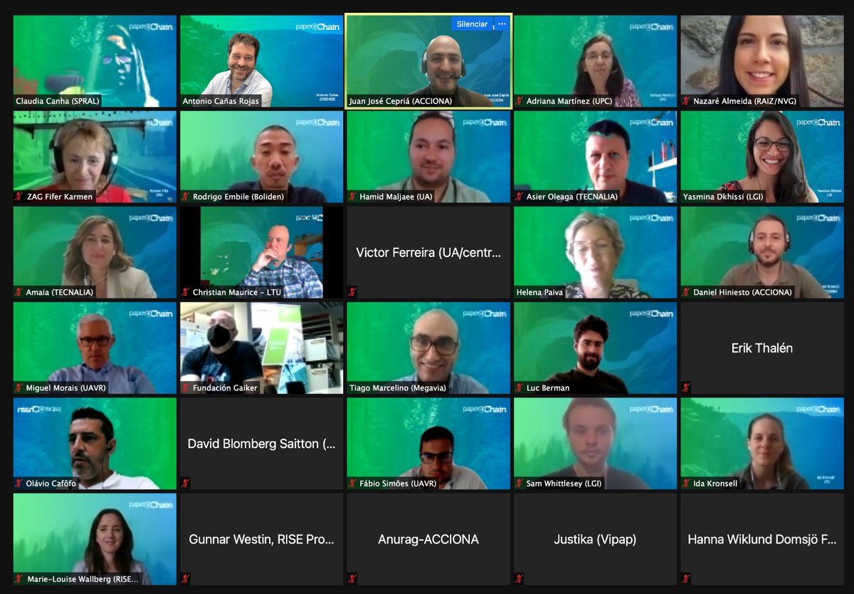 Yesterday we held the 8th General Assembly of the paperChain project in which we shared the latest advances of the project, prior to the big final event that we are holding this morning.