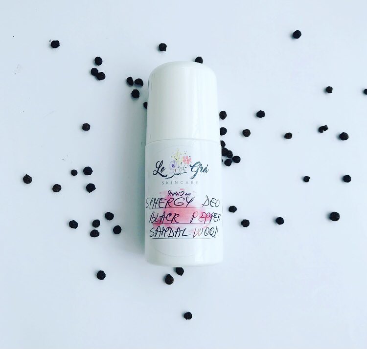 GraSkincare's tweet photo. LET’S SMELL LIKE THE SUMMER THAT HAS ARRIVED ☺️⠀⠀
SYNERGY Natural antiperspirant/deodorant roll-on for men/women ⠀
Special summer offer 17% off till the end of June - available at @IrelandCrafters 
#natural #deo #antiperspirant #aluminiumfree #handmade #specialoffer https://t.co/HYE0uL3wF8