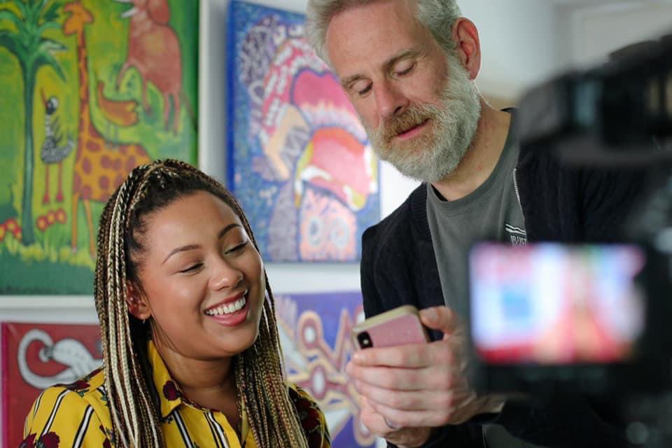 CRAICNI's tweet photo. Filming on location for our educational videos #AmazingTheSpace @cooperationirl with the fantastic @RwandaShaw #Lambfilms here wuth Larry Cowan, film producer. Watch out for #GoodCraic #inclusionmatters https://t.co/3lQaSIJl4R