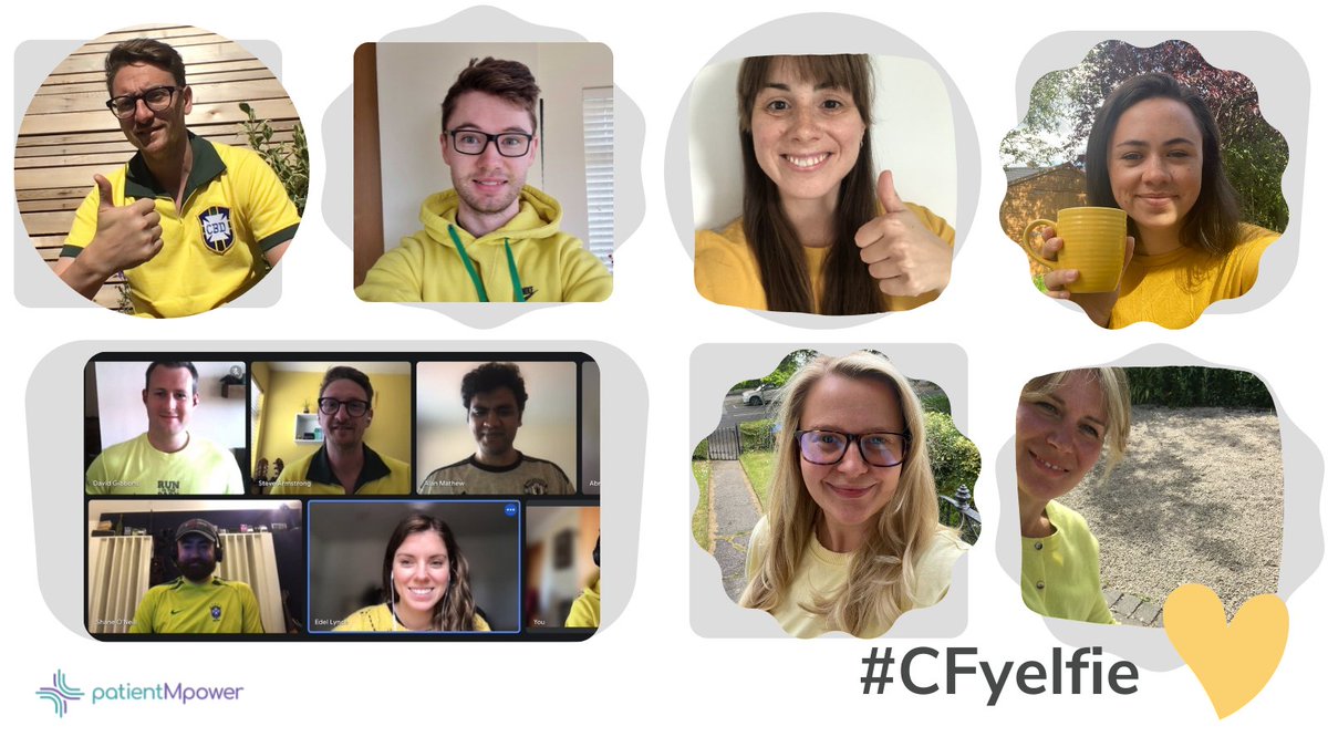 patientMpower's tweet photo. Today the patientMpower team took part in #WearYellowDay to show our support to people affected by #CysticFibrosis. More than 70,000 people are living with #CF worldwide. Join the fight + text YELLOW5 to 70500 to donate £5 to @cftrust #CFWeek #CFyelfie https://t.co/W4JFvNSpw2