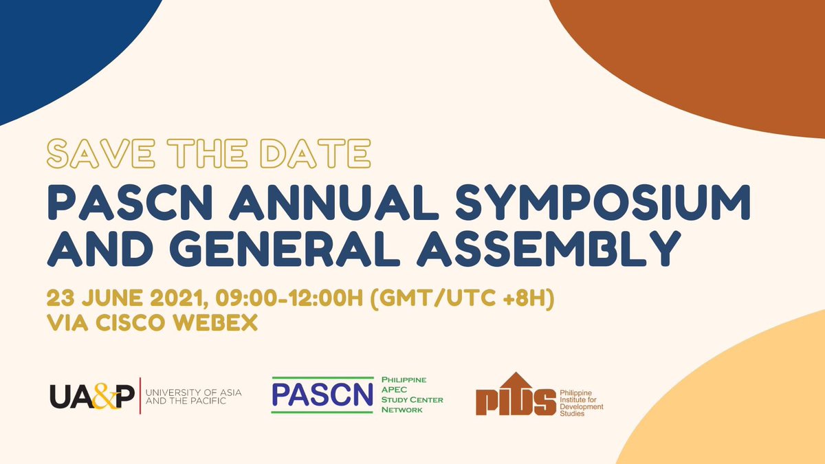 uapbea's tweet photo. Come join us on June 23, 2021, at 9:00 AM via Cisco Webex for the Annual PASCN Symposium and General Assembly! 

Save the date and see you there! 

To register, go to https://t.co/R1HCOAwXiN. The program may be viewed at https://t.co/Yi3f6Nn2z3.

(1) https://t.co/ob1MdW0Pt1