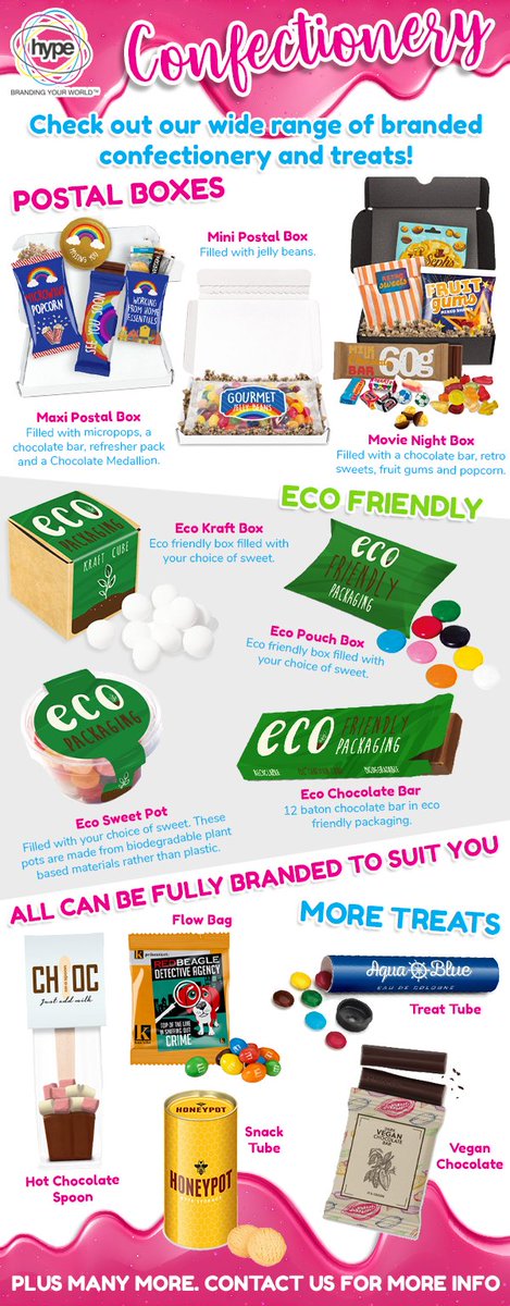 New Confectionery - Check out our wide range of sweets and chocolate. Available in ECO PACKAGING. hypebranding.sweet.space/products/ conta.cc/2TIMDtA