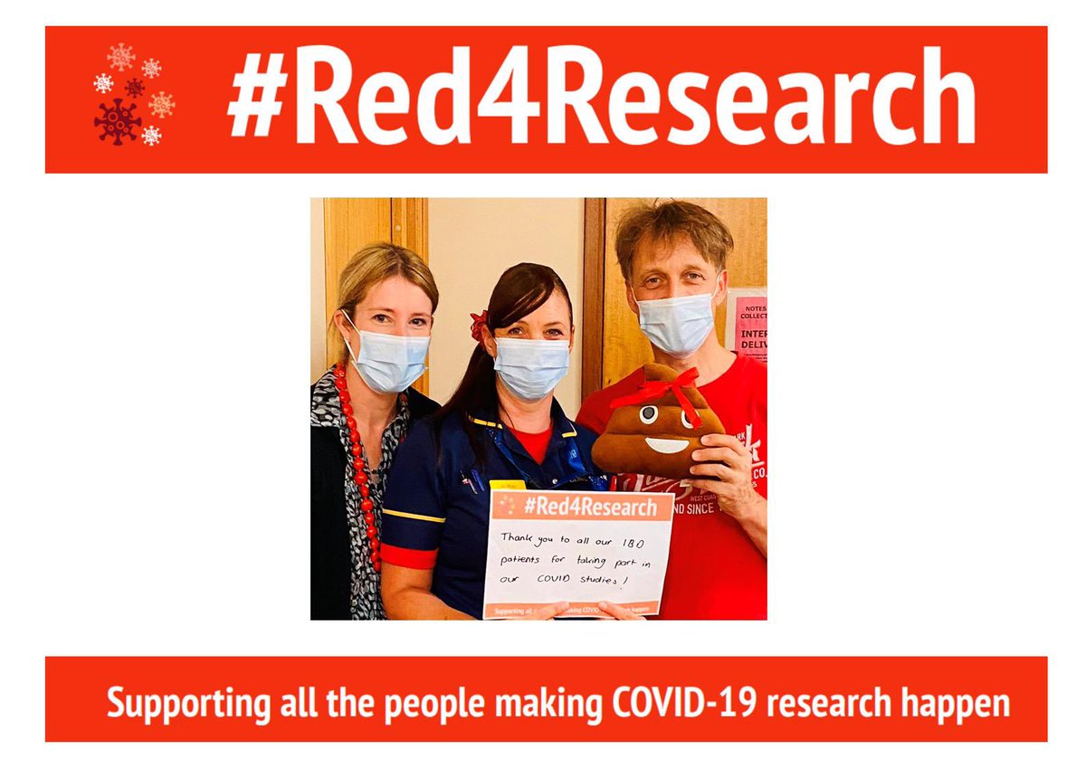 alisongti's tweet photo. #Red4Research @dremmaw @NIHRSW @SomersetFT @clarityibd @RMatull @KarenTanner123 @ClaireBewshea @mostyn_jones https://t.co/dmi6E1emHn