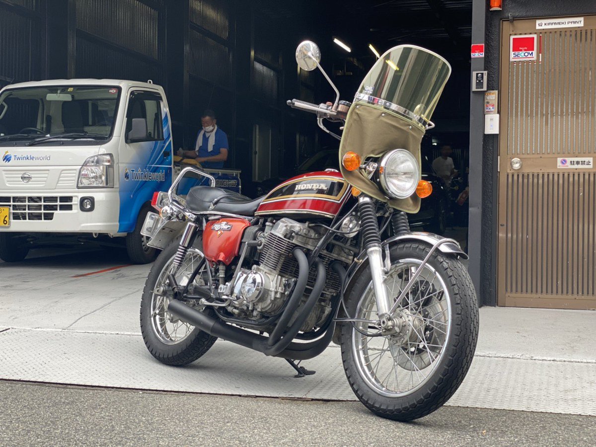 仲間のK5^ ^ 一緒に風防取付ました〜 カッコええ〜 Z1にも付けよかな