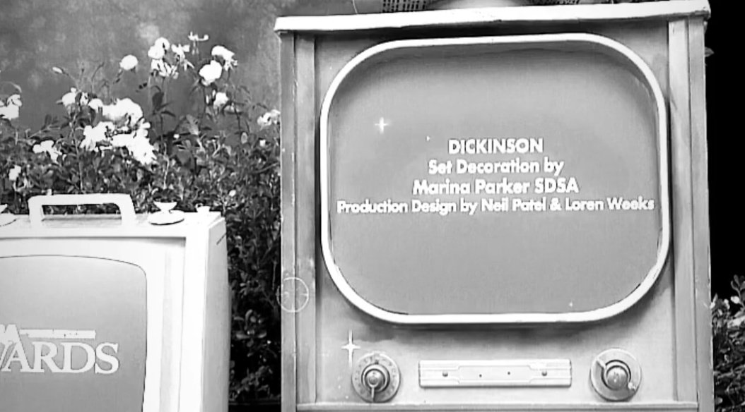 PlanetSteinfeld's tweet image. Dickinson has been nominated for an award at the SDSA awards for its incredible set design! Voting has started. @internetalena #SDSA  m.youtube.com/watch?v=sNwJ08…