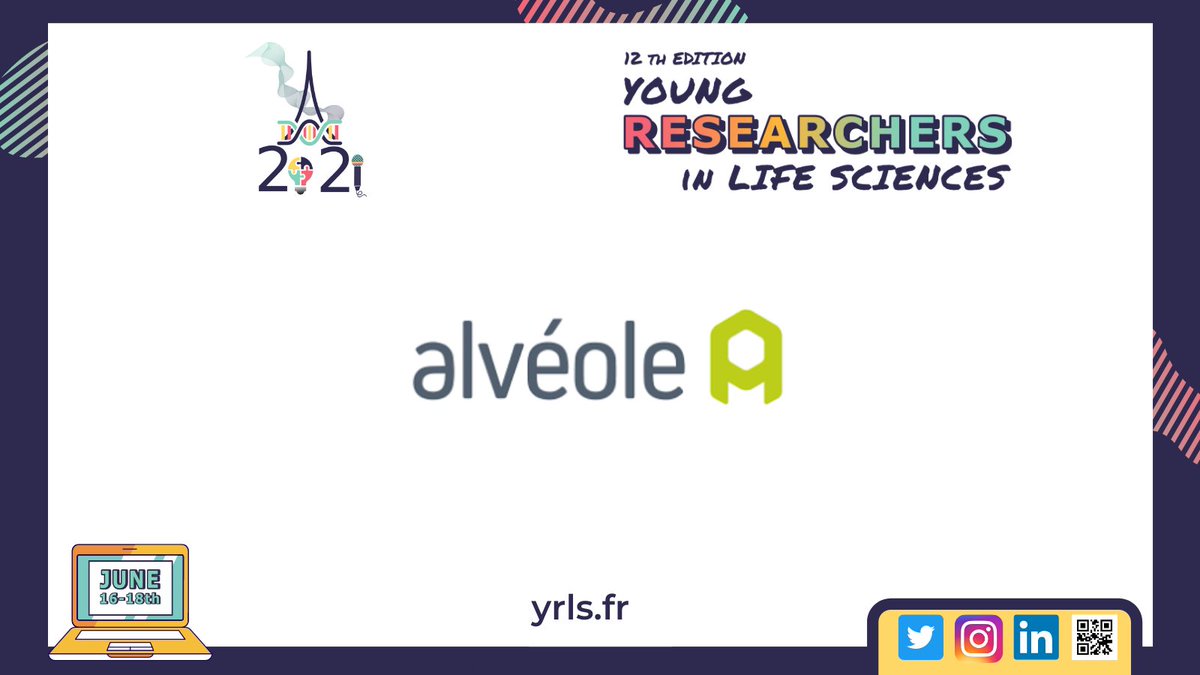 YRLS_federation's tweet photo. Thank you @AlveoleLab for supporting young researchers through #YRLS2021 
Learn more on Alvéole: https://t.co/OtbuQJoiCd https://t.co/k8Vt1RkjLr