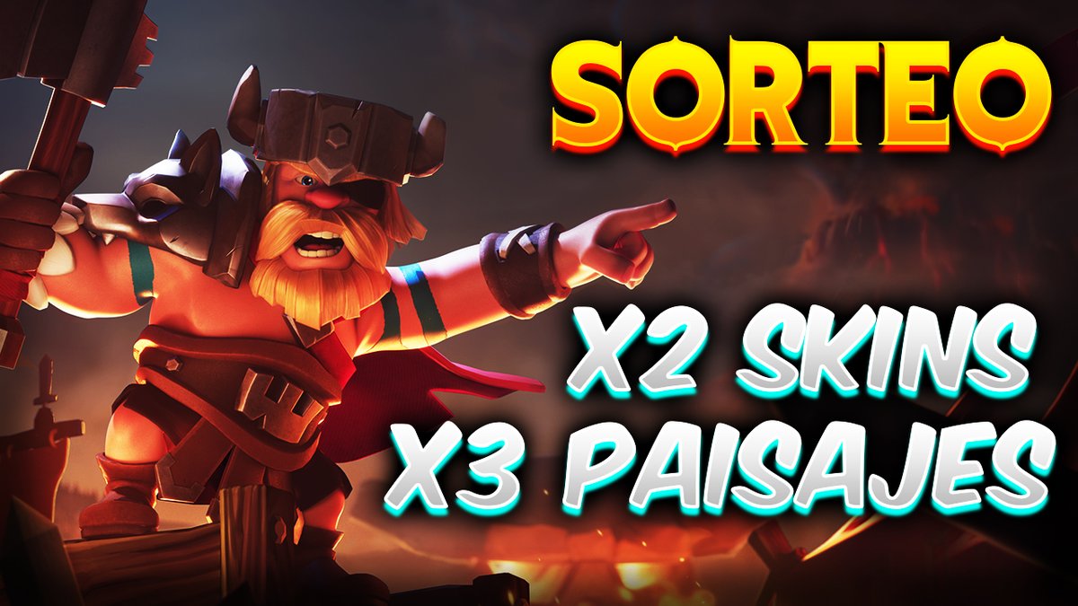 ZolokOficial's tweet image. 🎁 TENEMOS NUEVO SORTEO! (Habrá varios por distintos patrocinadores)🎁

🍀3 Paisajes Infernales o 2 Skins del Rey🍀

REQUISITOS:
✅ Dar RT
✅ Seguir a
@G1Cyber5
@5AcesClub1
@CaifanesCoc
@galaxy0898 

No olvidéis seguir a galaxy en Twitch!
twitch.tv/galaxy0898

Mucha suerte!!