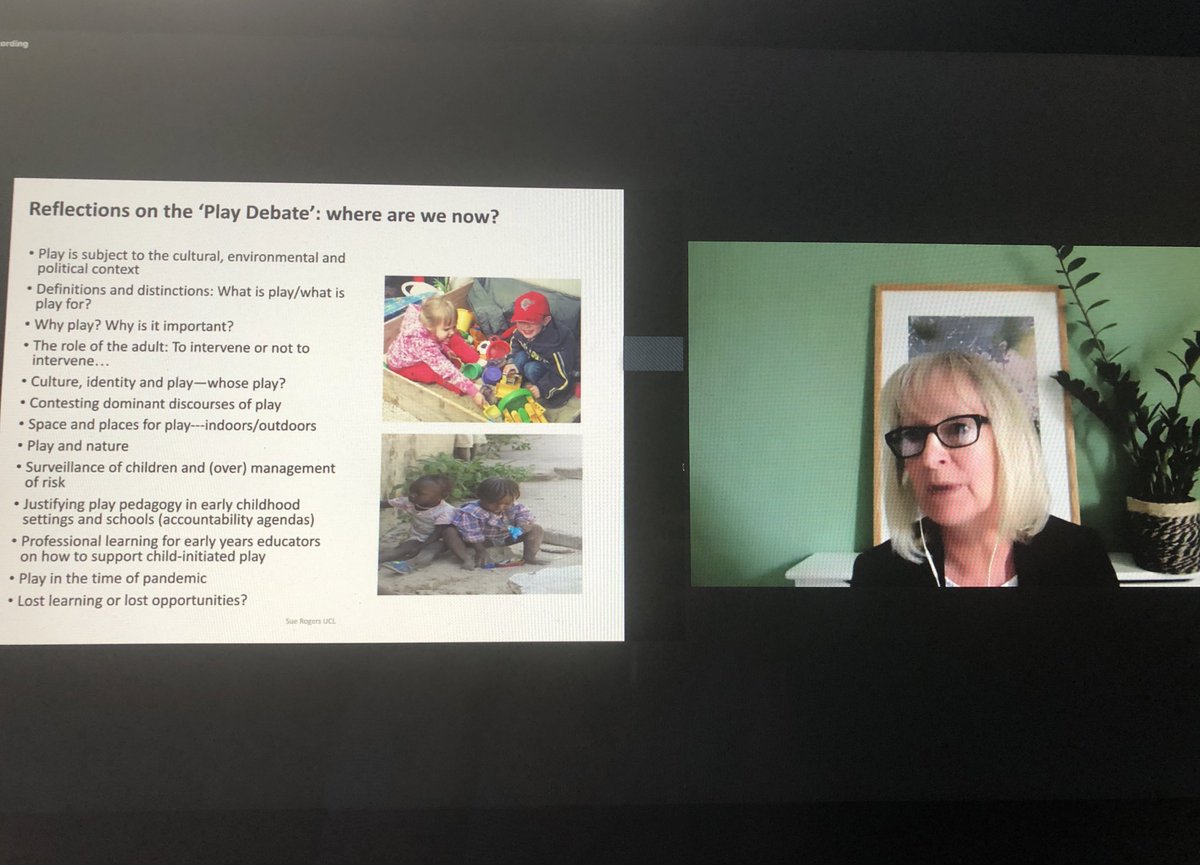 PlayObservatory's tweet photo. Great keynote from @SueRogers_IOE calling for play to be placed high on the agenda during and beyond the pandemic. Our ongoing Play Observatory research will offer further insights #HHCP2021 #SummerOfPlay https://t.co/wpUWHdr9R3