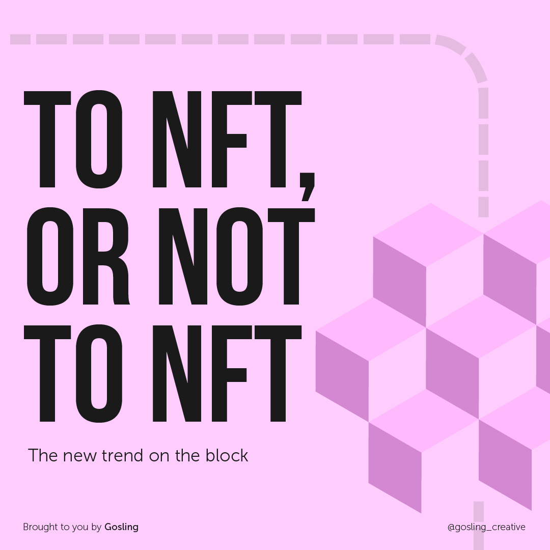 The new trend on the block 🖼️➡️💻

🙇🏾See our June blog bit.ly/3wJ4a3G where we unpick what an NFT is and detail our thoughts on where we see NFTs going.
