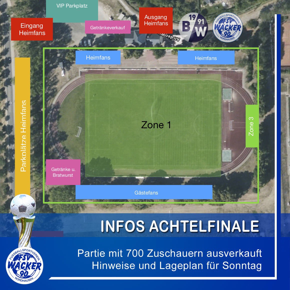 Wacker90NDH's tweet photo. Am Sonntag erwartet uns ein heißer Tanz im ausverkauften Stadion „An der Wipper“ Bad Frankenhausen. Alle organisatorischen Infos gibt es hier: https://t.co/mmJgUuRrzP. #NurderFSV https://t.co/tKlVZHxFrR