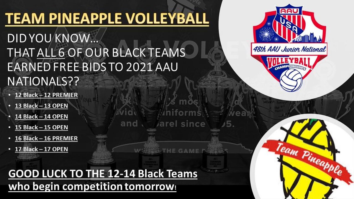 LBpineapple's tweet photo. Pineapple getting ready to finish the season @AAUVolleyball https://t.co/1ETj3RDt72