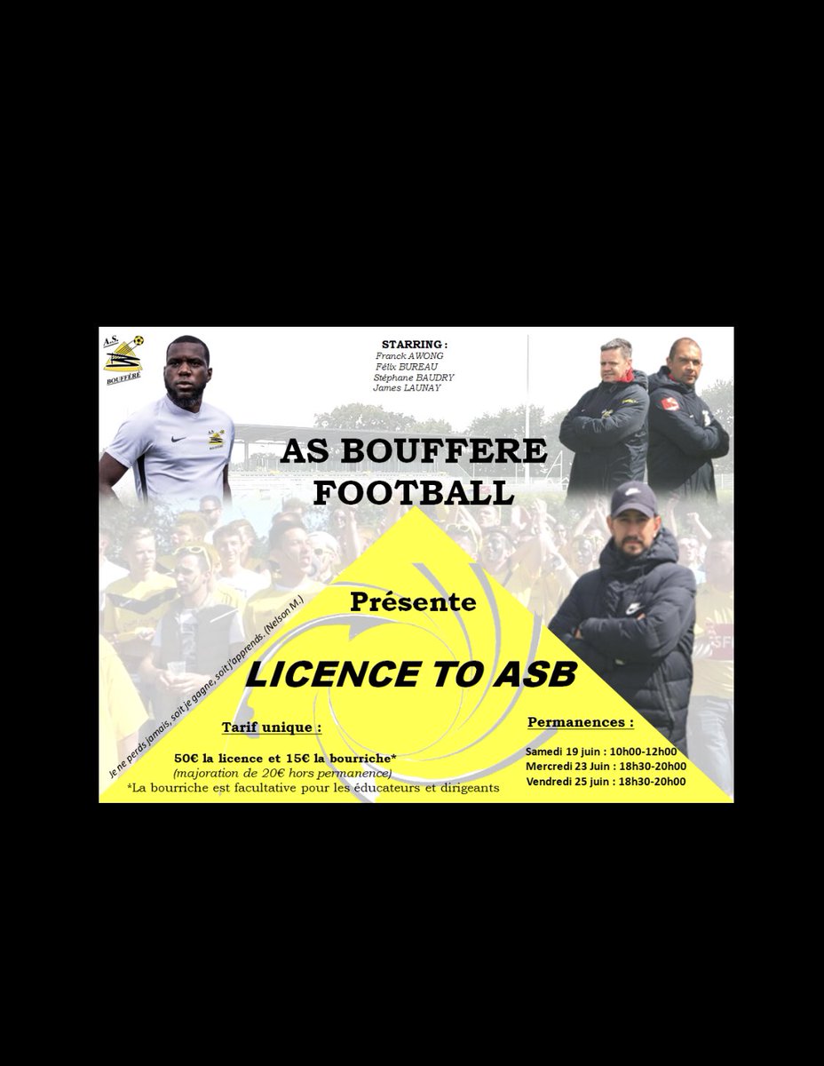 J-1 avant le départ des permanences licences 🔥
#licence #asb