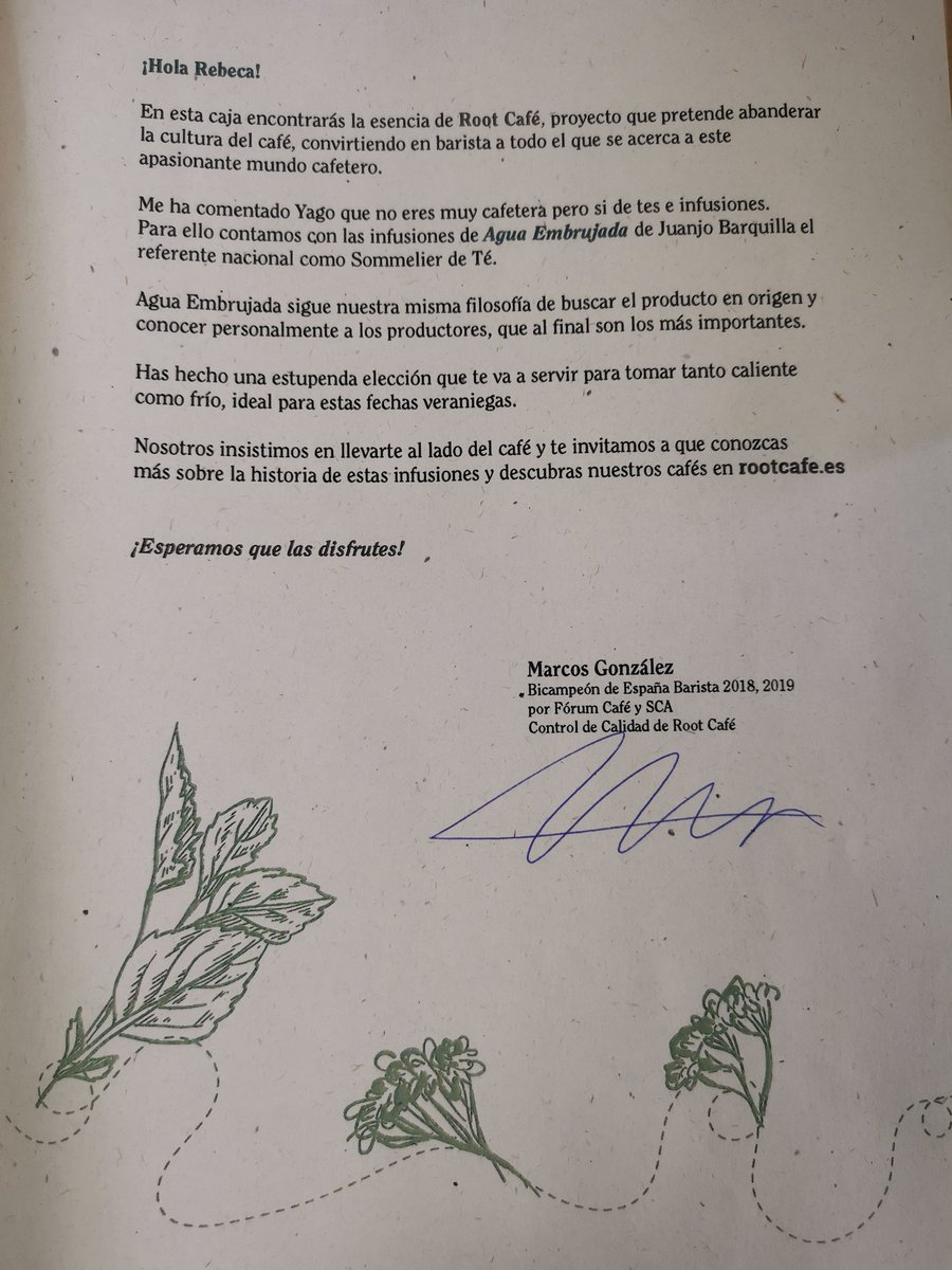 RebeFarpon's tweet photo. Felicidades a #Delikia y a Marcos González, por esta maravilla de proyecto! 🤩 Larga vida a #RootCafe, a los cafés y a las maravillosas infusiones q han creado! 😍 Me encanta todooo... Packaging incluido. Gracias por el detalle🤗. ➕Info👉https://t.co/5VFd5LpE07
#Rooibos #Té https://t.co/hT9SuHPITq
