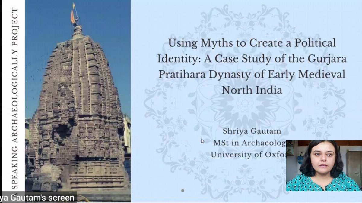 Had a FANTASTIC afternoon presenting the Pratiharas at the <a href="/WRMedieval/">White Rose Medieval Graduate Conference</a> ! What a wonderful Panel and such engaging questions! Undoubtedly the best conference I've had so far this year. 

#WRMGC2021