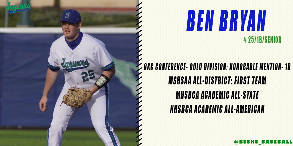 Blue Springs South Baseball on Twitter "Congratulations to Senior 1B