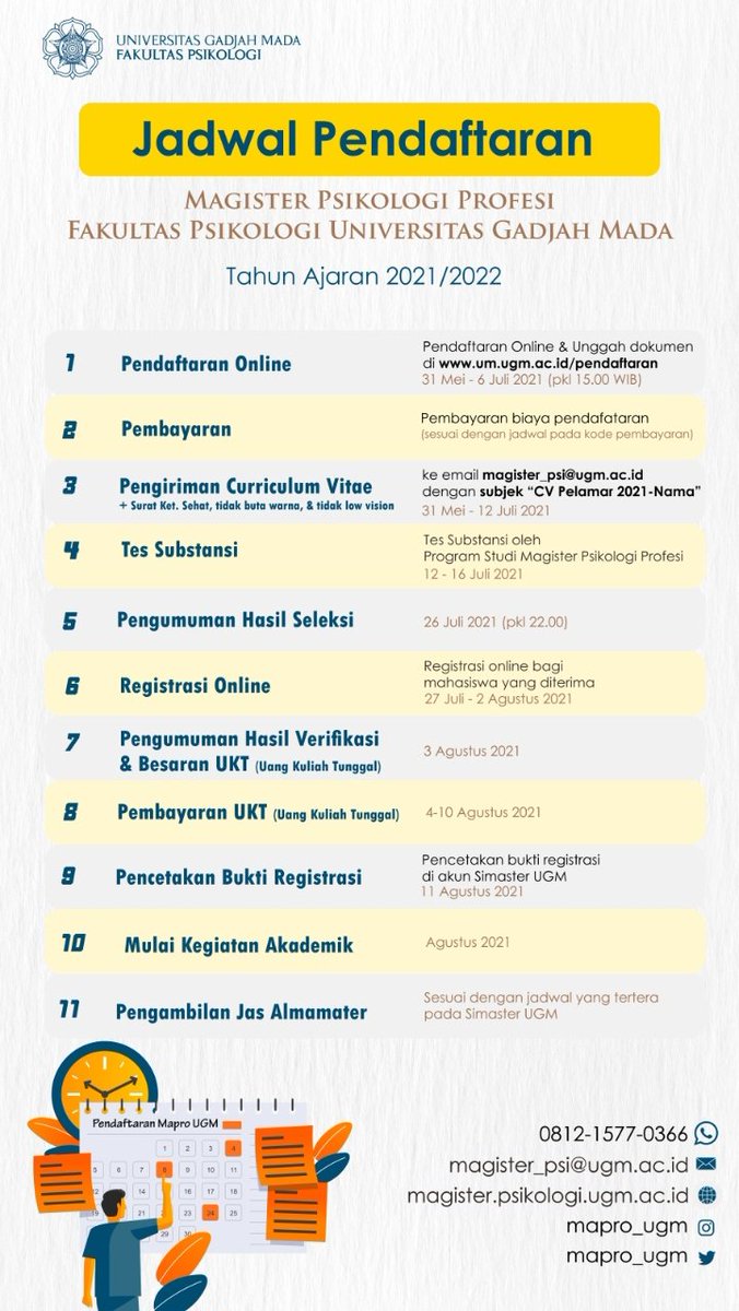 mapro_ugm's tweet image. Jadwal Pendaftaran Mahasiswa Baru minpro upload d bawah ini yaa...