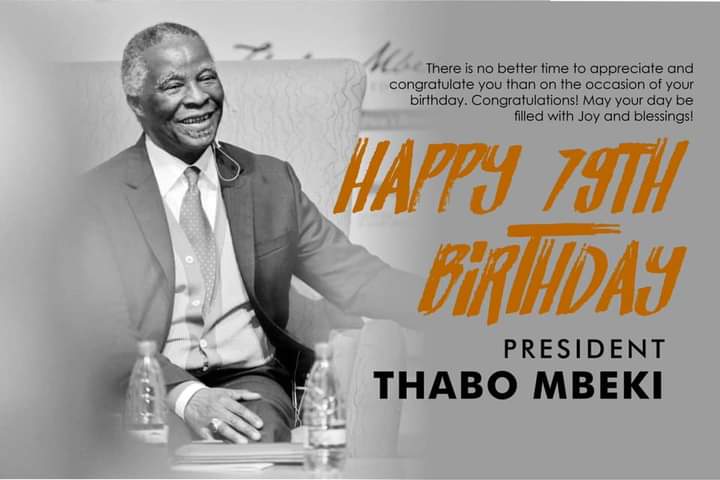 Happy Birthday President Thabo Mbeki 