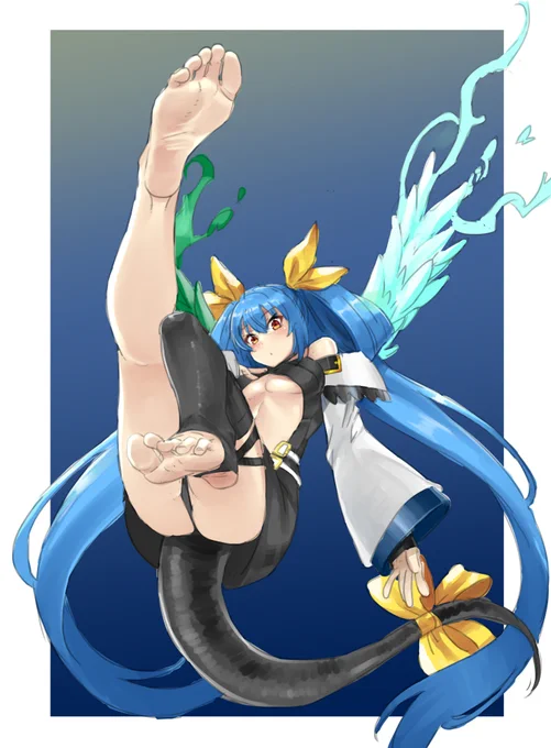 定期的にママ描きたくなる
#一日一裸足絵
#ギルティギア 