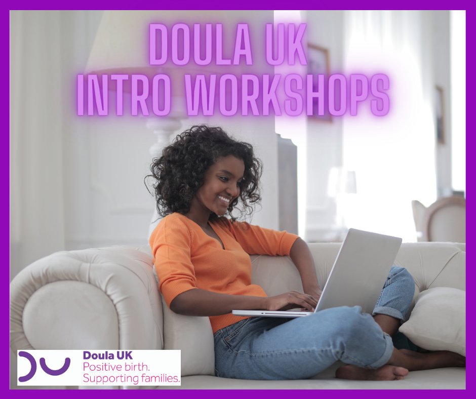 Are you interested in becoming a doula?⁠ June dates available. £30 online workshop.

"This course gave me all the information I needed, and gave me the confidence to book the training and to follow my dream of becoming a doula." - Kesia, June 2021⁠

doula.org.uk/introductory-w…