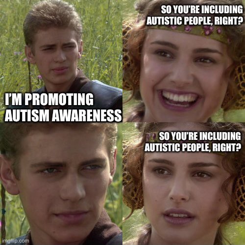 SueReviews's tweet photo. Wishing my autistic friends, colleagues and followers a wonderful #AutisticPrideDay 

I made you a meme as a wee gift. Hope you like it! https://t.co/Z4h17OXFqR