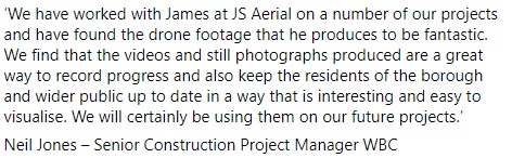 AerialJs's tweet photo. Some great feedback from our clients @WokinghamBC https://t.co/92GXHLxjjX