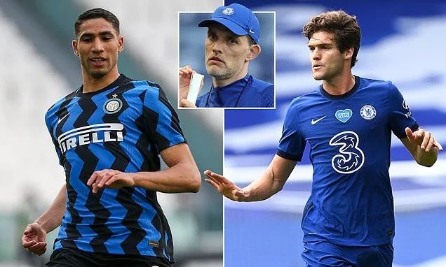 Frank Khalid on Twitter: "Chelsea ready to include Marcos Alonso in pursuit  of £60m-rated Achraf Hakimi as the European champions continue talks with  Inter Milan over a move for star full back.…