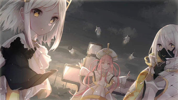 『白夜極光』(@AlchemyStarsJP)より白夜城陣営のイラストを描かせていただきました!
どのキャラクターも世界観とぴったりなデザインとなっており、とても魅力的です✨
リリースおめでとうございます🎉
#白夜極光リリース記念祭     #白夜極光 
