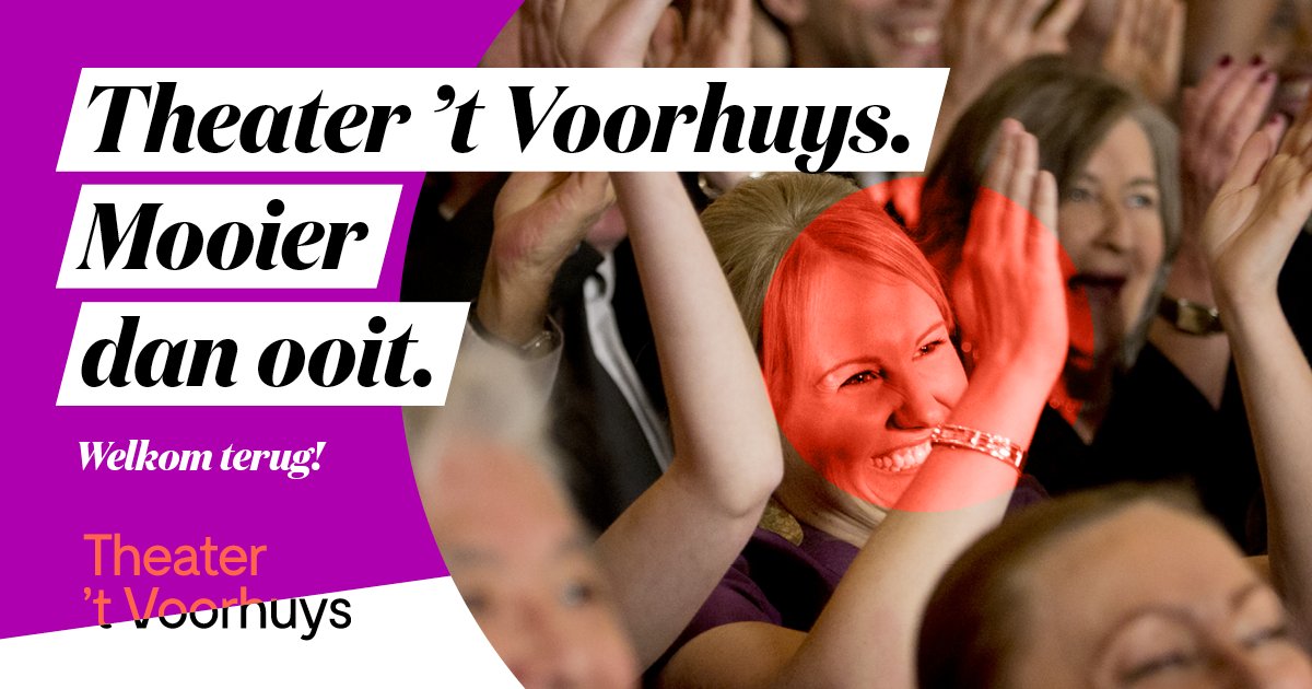 Om te vieren dat de culturele sector weer open is, hebben wij vanavond om 20 uur een verrassingsact in petto, samen met veel andere instellingen in het land. Op de stoep van Theater 't Voorhuys, maar in de wijde omtrek te horen. Loop je even langs? 🎈🎊