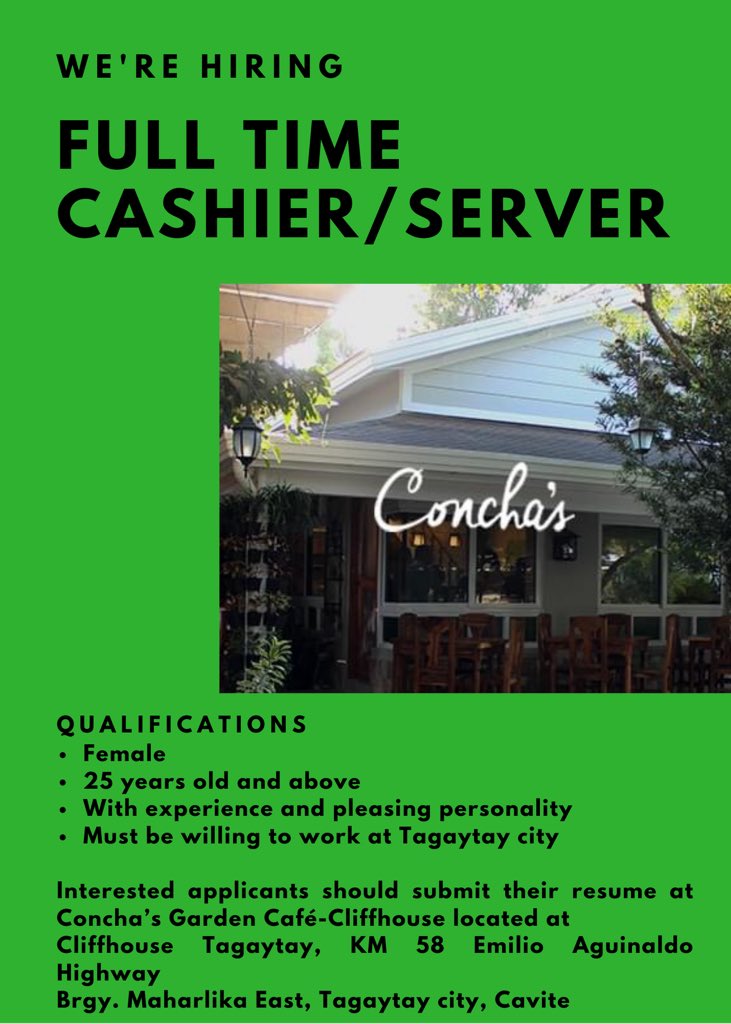 Concha's Garden Café tweet media