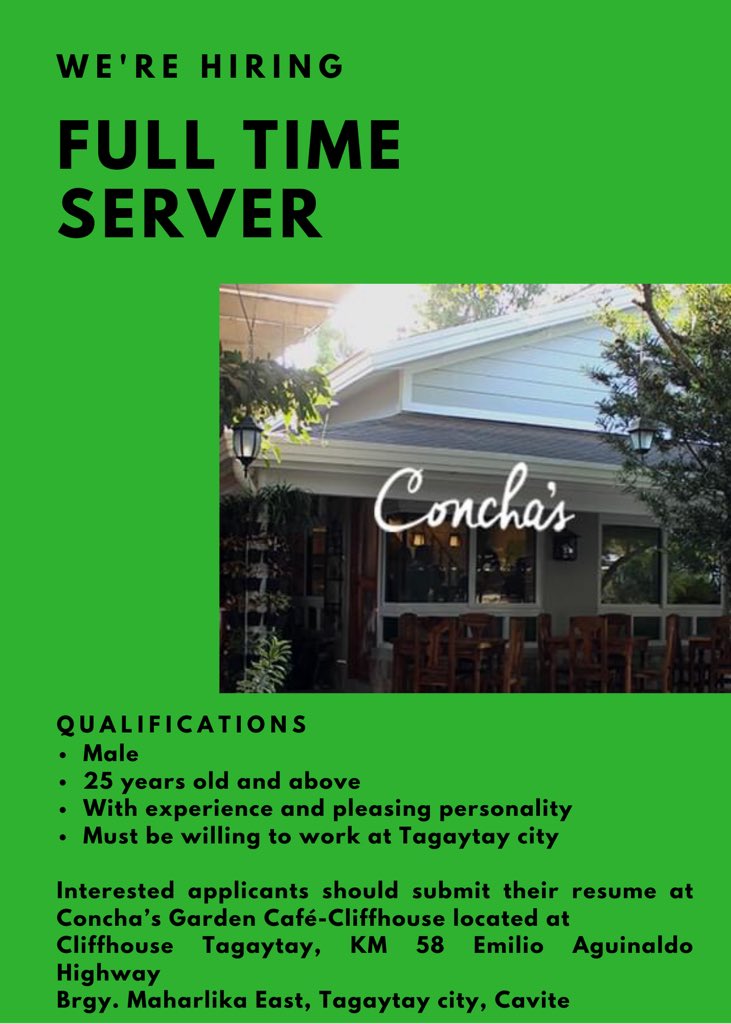 Concha's Garden Café tweet media