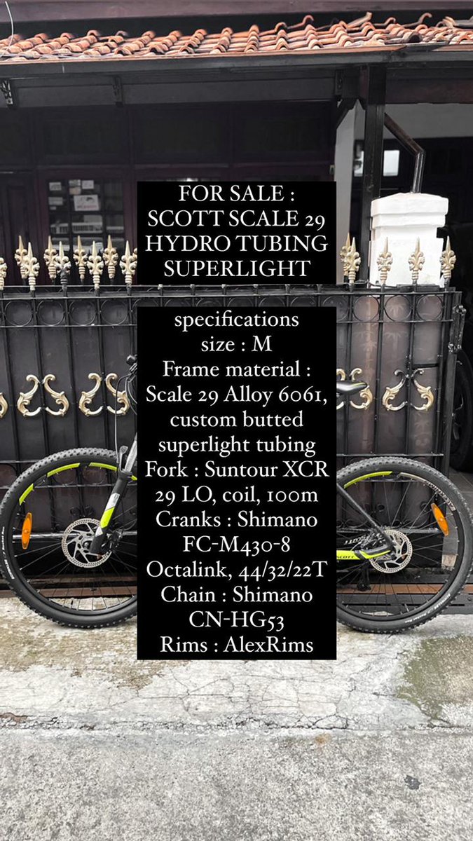 DaganganB's tweet photo. #fnfjn #jualmtb wts mtb scoot,8,5jt aja lok bandunh https://t.co/QbVoff7Ue7