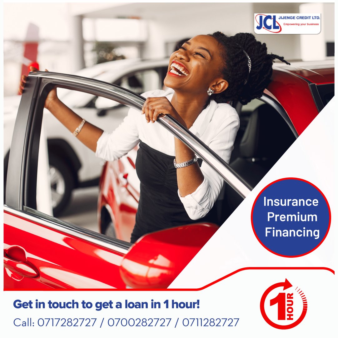 JijengeL's tweet photo. Reduce the pressure that comes with making bulk payments with an option of #InsurancePremiumFinancing from us today. Happy Friday!
#FridayFeeling 
#loans
#money https://t.co/GZEIdfQKrO